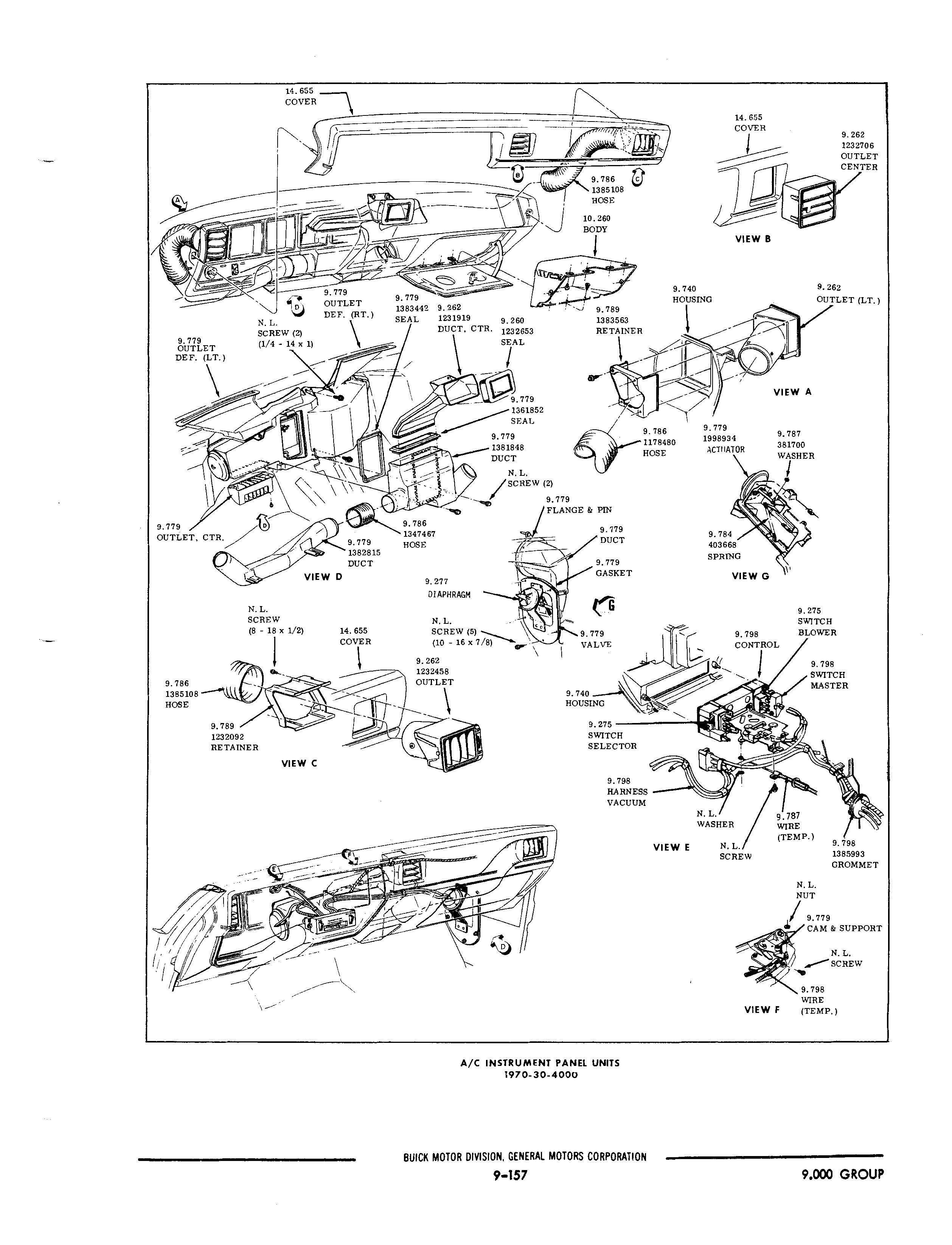 Buick 1940-1972 Parts Illustrations / Buick Chassis And Body